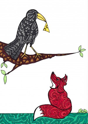 Crow and Fox